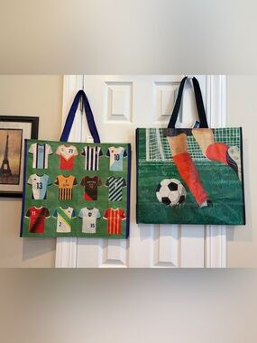 Marshalls/ TJ Maxx World Cup/ Soccer-Themed Reusable Tote Bags ⚽️🏟️🛍️